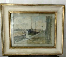  olio su tela marina con