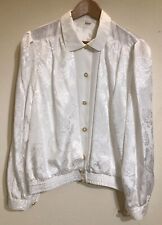 CAMICIA BIANCA - 100% SETA - MANICHE LUNGHE - BOTTONI GIOIELLO