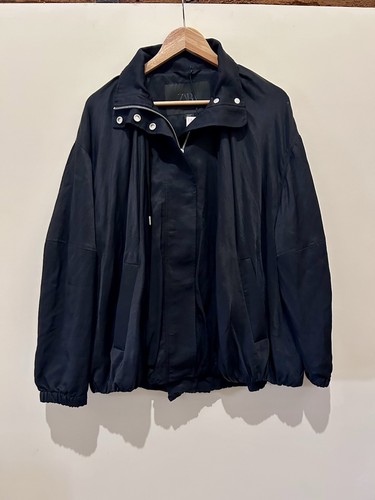 Giacca bomber drappeggiata