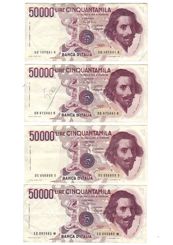 50000 lire diecimila - 50000,