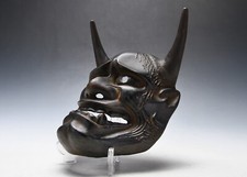 Grande maschera vintage bronzo