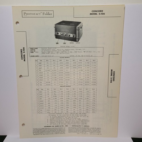 Sams photofact service manual - photofact,