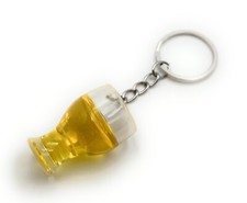 Portachiavi In Metallo Giallo