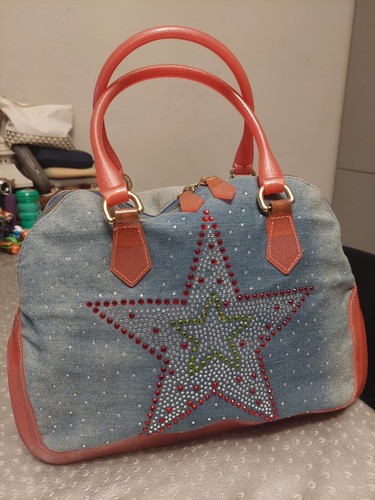 Borsa stella strass - gomma, e