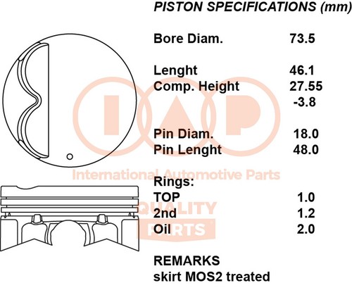 Serie pistoni completi - pistoni,