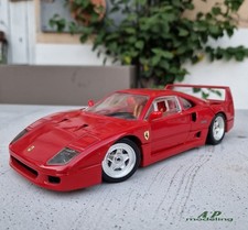 modellino auto scala 1/18 ferrari f40 modellini diecast della hot wheels