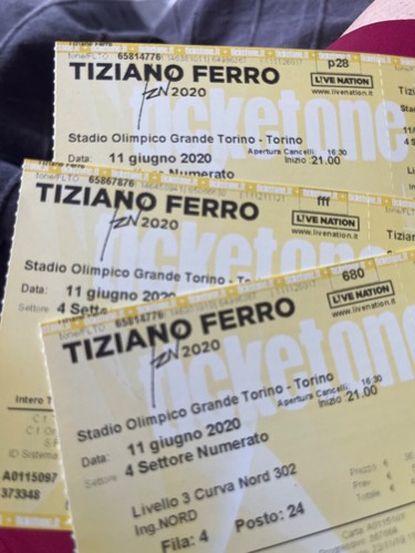 Biglietto concerto tiziano - biglietto,
