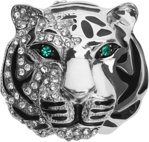 Strass testa tigre pin - di,
