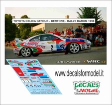 DECALS 1:24 TOYOTA CELICA GT