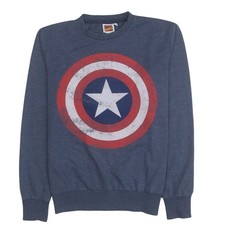 Felpa uomo Marvel Comics blu
