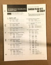Schema amplificatore Sansui