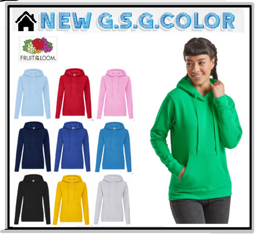 Felpa donna con - cappuccio, e