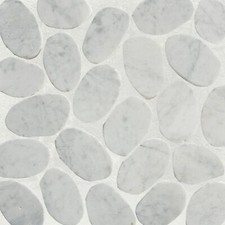 Piastrella XL Slice Carrara Mosaico per pareti e pavimenti ($13,98/ftq)