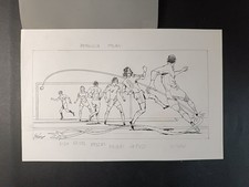 disegno originale GIANELLI Perugia-Milan 2003 (26x17 cm) 16