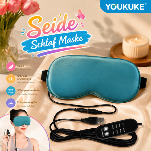 Schlafmaske aus seide - aus,