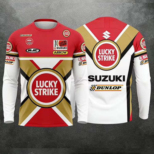 Maglietta lucky strike suzuki - maglietta,