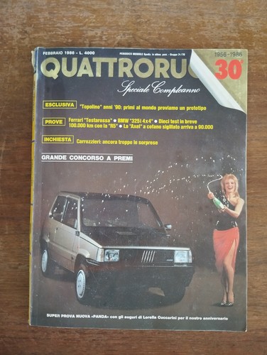 1986 quattroruote febbraio - 1986,