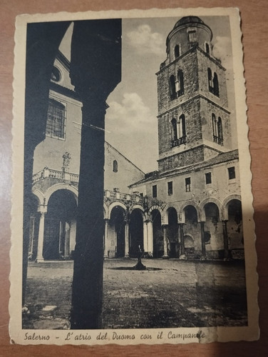 Salerno atrio del duomo con - salerno,
