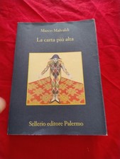 LA CARTA PIU' ALTA - Marco Malvaldi - Ed. Sellerio - 2023 17a Edizione 