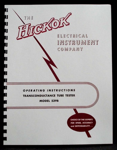 Hickok 539b tester - hickok, tubi