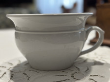 Antico vaso da notte-pitale in ceramica-
