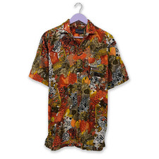 Camicia Vintage arancione a