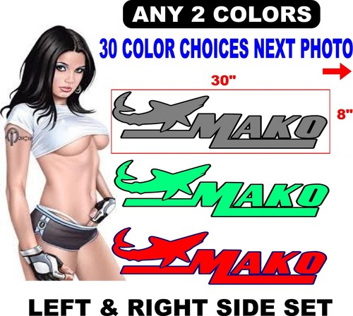Mako boat decal boats decals - decal,
