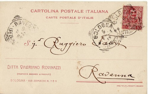 2574 bologna ditta valeriano - bologna,