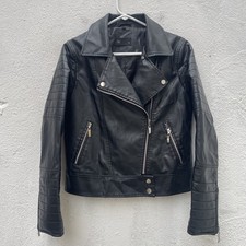 Giacca biker AK ecopelle donna