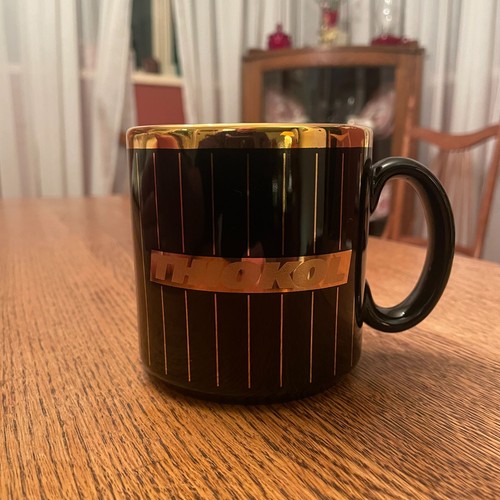 Tazza caffè vintage oro e - caffè,