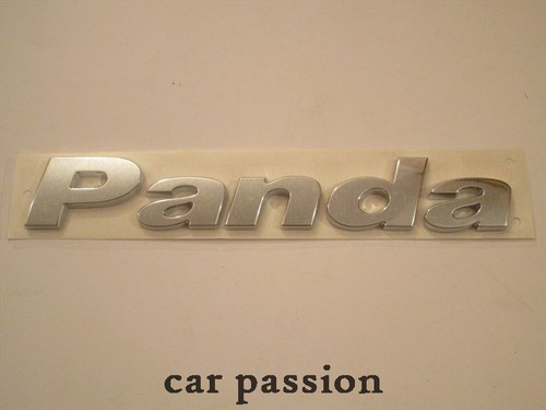 Scritta stemma fiat - fiat, panda