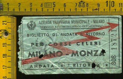 Biglietto trasporti atm tram - biglietto,