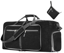 Borsone da viaggio 85L nero