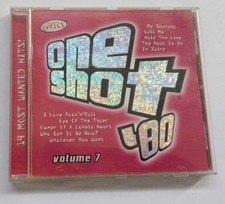 CD-ONE SHOT '80 VOLUME 7   1999 VARIOUS  ELECTRONIC POP HIP HOP FUNK MUSIC CD