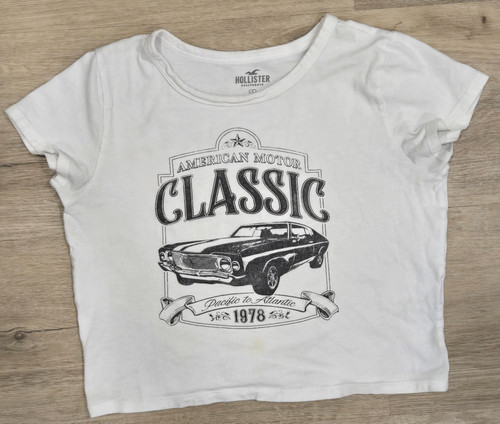 Hollister cropped shirt - hollister, t-shirt