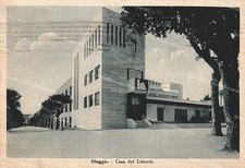 cc807 cartolina oleggio casa del littorio provincia di novara 1939