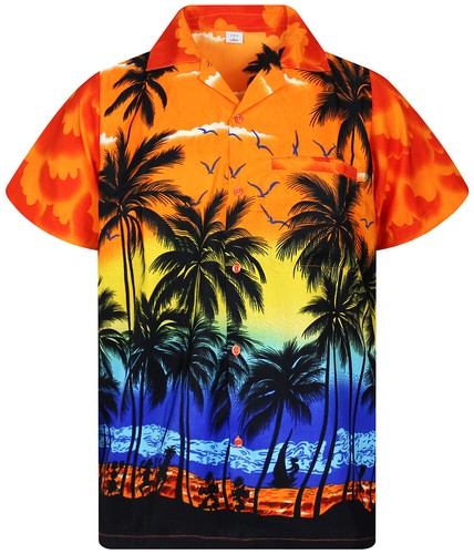Funky camicia hawaiana - hawaiana, beach