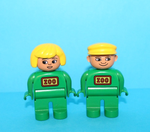 Lego duplo zoo vintage custode - zoo,