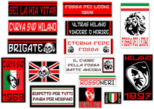 ® - Kit 15 Adesivi Ultras -