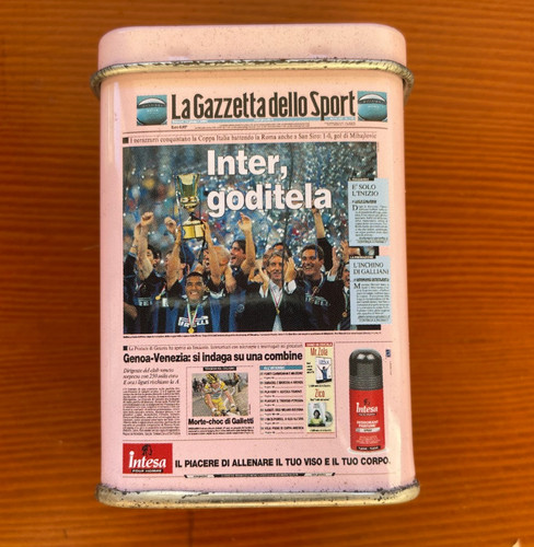 Scatola latta pastiglie - scatola, di