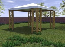 Gazebo 300X300 con Grigliati