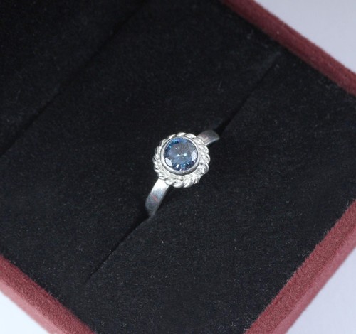 Anello solitario unisex con - solitario,