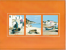 Cartellina Arancio Chiaro Litografie Aldo Riso 23x17