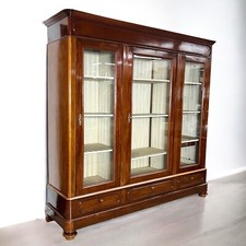 Antico Armadio Libreria dell'800 credenza in legno di mogano Inglese  Vittoriano