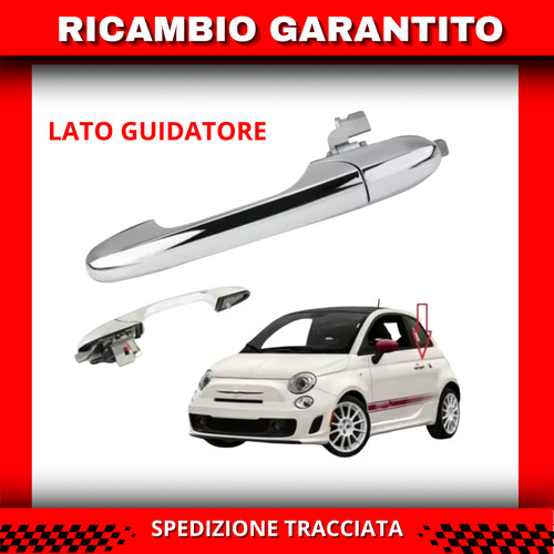 Maniglia sinistra fiat 500 - fiat,
