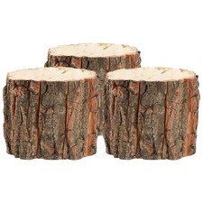 Fioriera tronco albero 3 pezzi