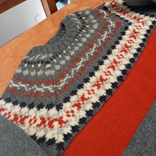 Maglione Fatto A Mano Stile montagna Ipotetica tg 50