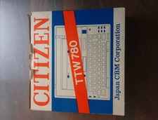 macchina da scrivere elettrica citizen TTW780