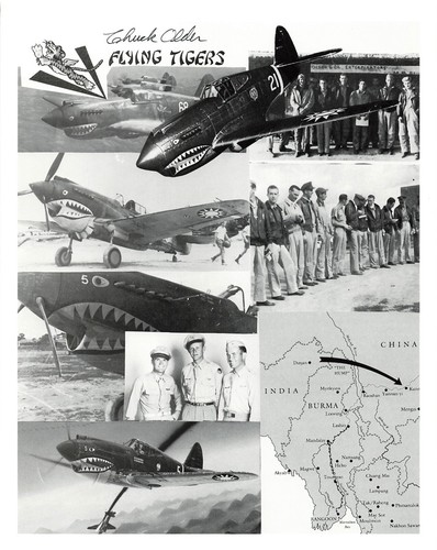 Chuck old wwii flying - wwii, tigers