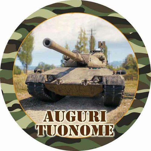 Cialda militare esercito - militare, carro